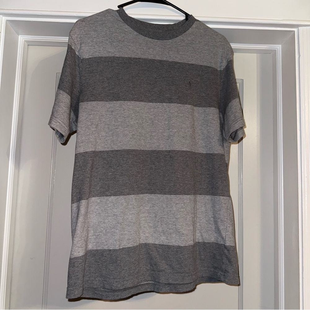 American Eagle Outfitters Gray Striped Tee